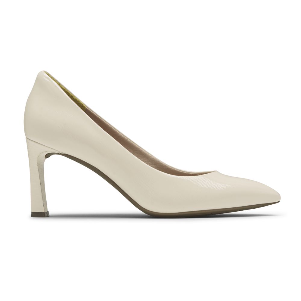 Rockport Canada Total Motion Sheehan Heel - Womens Pumps Beige (WXR795082)